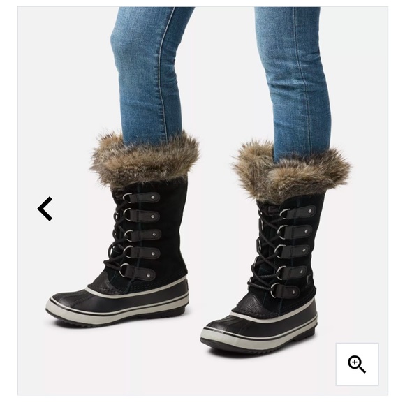 Sorel Joan of Arctic Waterproof Winter Boots Black NWT - Size 8 - Picture 1 of 10